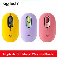 New Logitech POP Wireless Mouse Bluetooth Silent Mice High Precision Optical Tracking Mice For ipad Notebook Office Portable