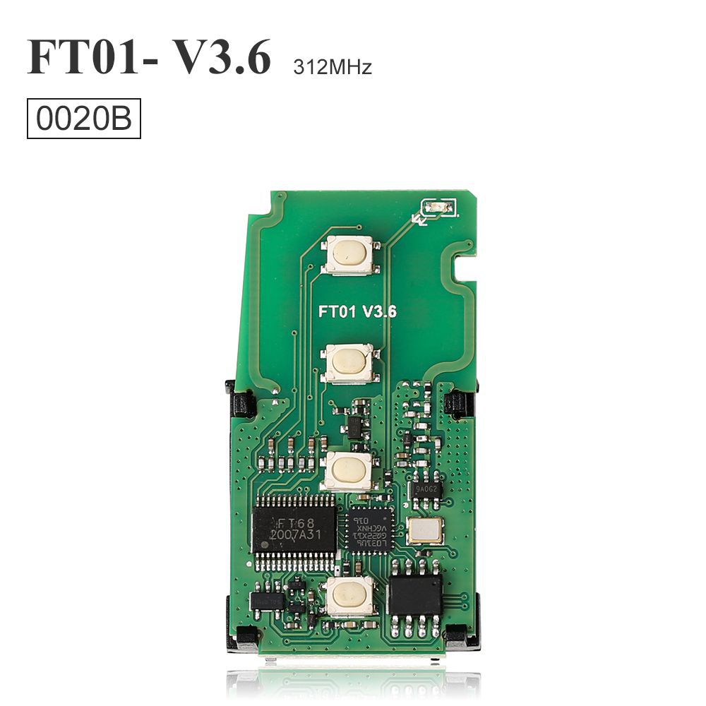 Lonsdor FT01-0020 312/433MHz Smart Key PCB for Toyota/Lexus