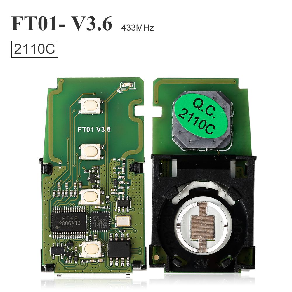 Lonsdor FT01-2110 312/433MHz Smart Key PCB for Toyota/Lexus