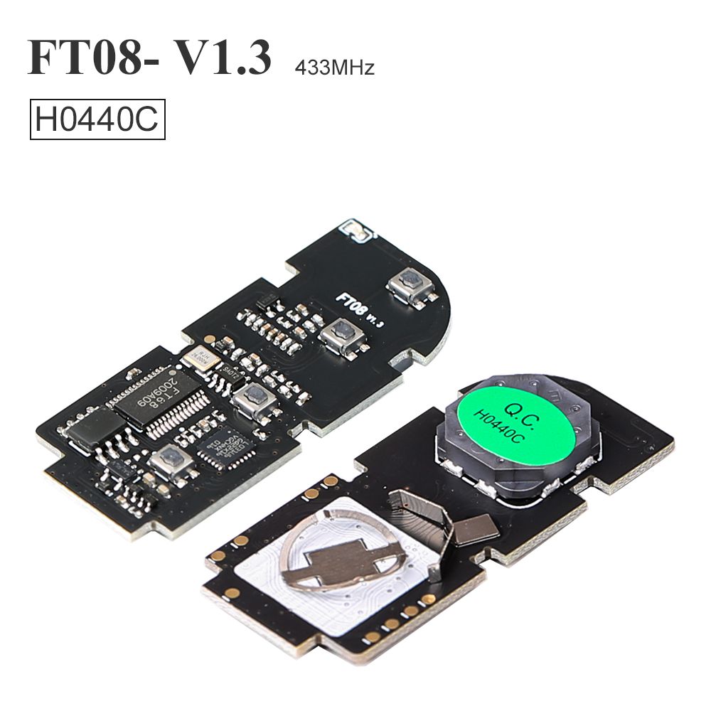 Lonsdor FT08 PH0440B Update Verson of FT08-H0440C 312/314Mhz Toyota Smart Key PCB Frequency Switchable