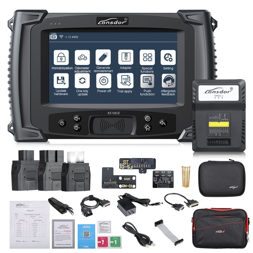 Lonsdor K518ISE Key Programmer Plus SKE-IT Smart Key Emulator 5 in 1 Set Full Package