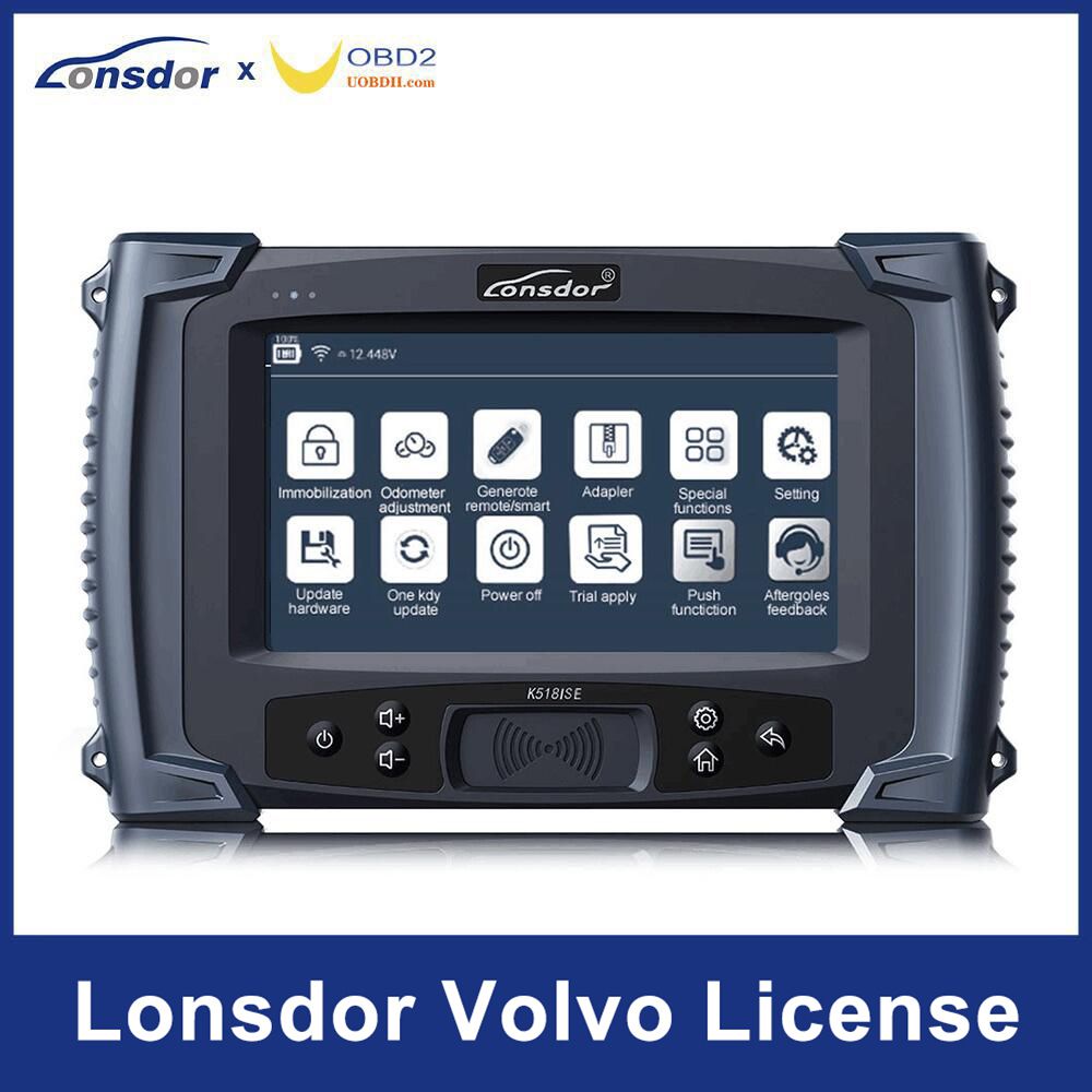 Lonsdor Volvo License for Latest XC40 XC60 XC90 S60 S90 V60 V90 Smart Key for K518ISE and K518S