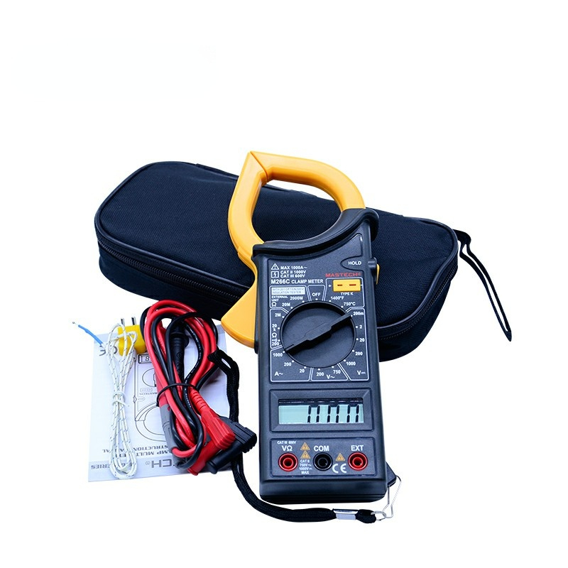 M266C/F Digital Clamp Meter Voltmeter Ohmmeter ACVoltage AC Current Resistance Temp Tester Detector with Diode multimeter