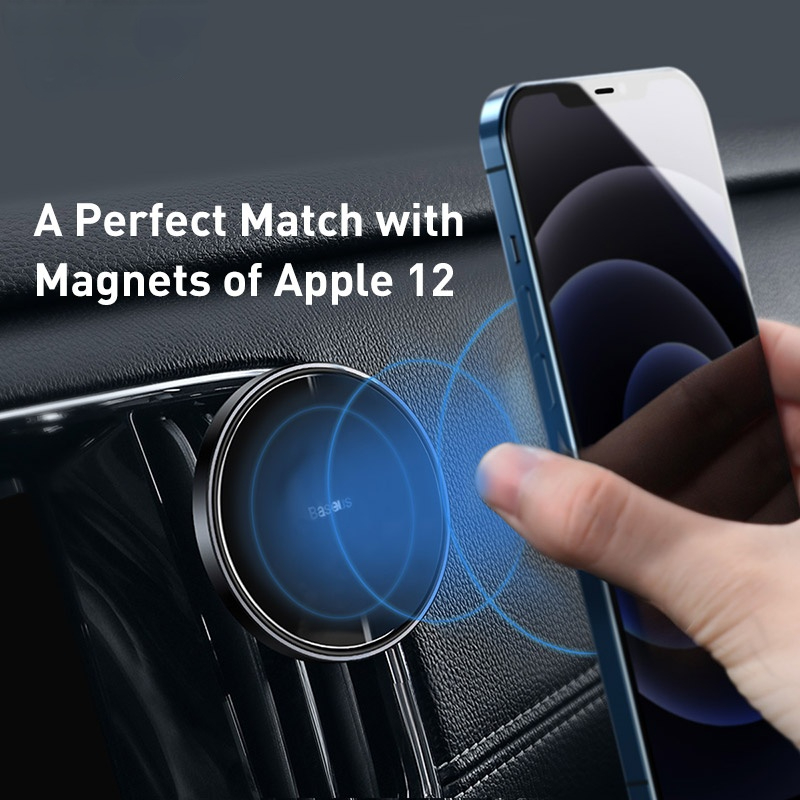 Magnetic Car Phone Holder for iPhone 12 Pro Mini Smartphone Air Vent Universal Car Phone Stand Support Clip Mount Holder