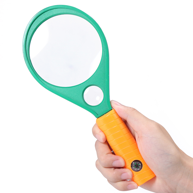 Magnifier 60mm 75mm 5X-10X Magnifying Glass Hand-Held Portable Magnifier Tools for Reading Welding