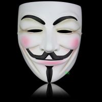 Halloween Masquerade V For Vendetta Mask Full Face Movie Guy Fawkes Theme Anonymous Resin Masks Party Props Costume Adult Size