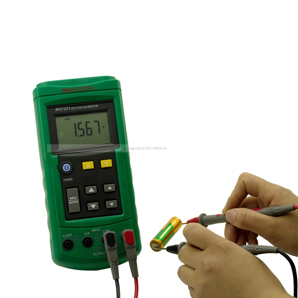 MS7221 MS7220 Volt/mA Voltage Current Calibrator Source/Output Step DC 0-10V 0-24mA Tester Meter Thermocouple Simulator