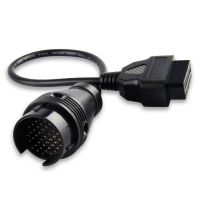 High Quality MB 38 Pin to 16 Pin OBD2 OBD II Diagnostic Adapter For Mercedes 38 Pin OBD 38pin Connector For Benz