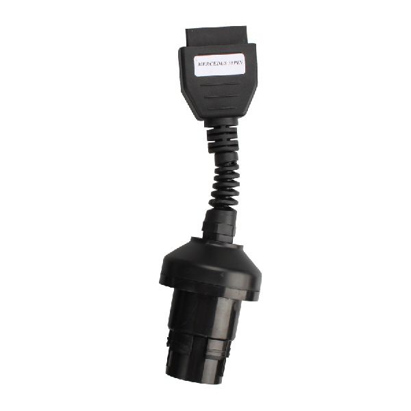 High Quality MB 38Pin to OBD2 Adaptor for BENZ with Golden Color PIN Needles