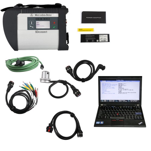 V2022.9 MB SD C4 Plus Support Doip with Lenovo X220 Laptop Software Installed Ready to Use for Cars/Truck