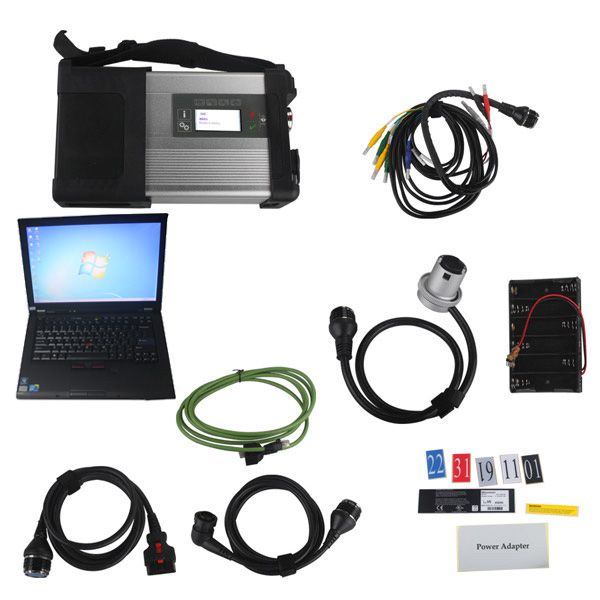 V2019.05 MB SD Connect C5 Star Diagnosis with 256GB SSD Software Plus Lenovo T410 4GB Second Hand Laptop With DTS Monaco & Vediamo