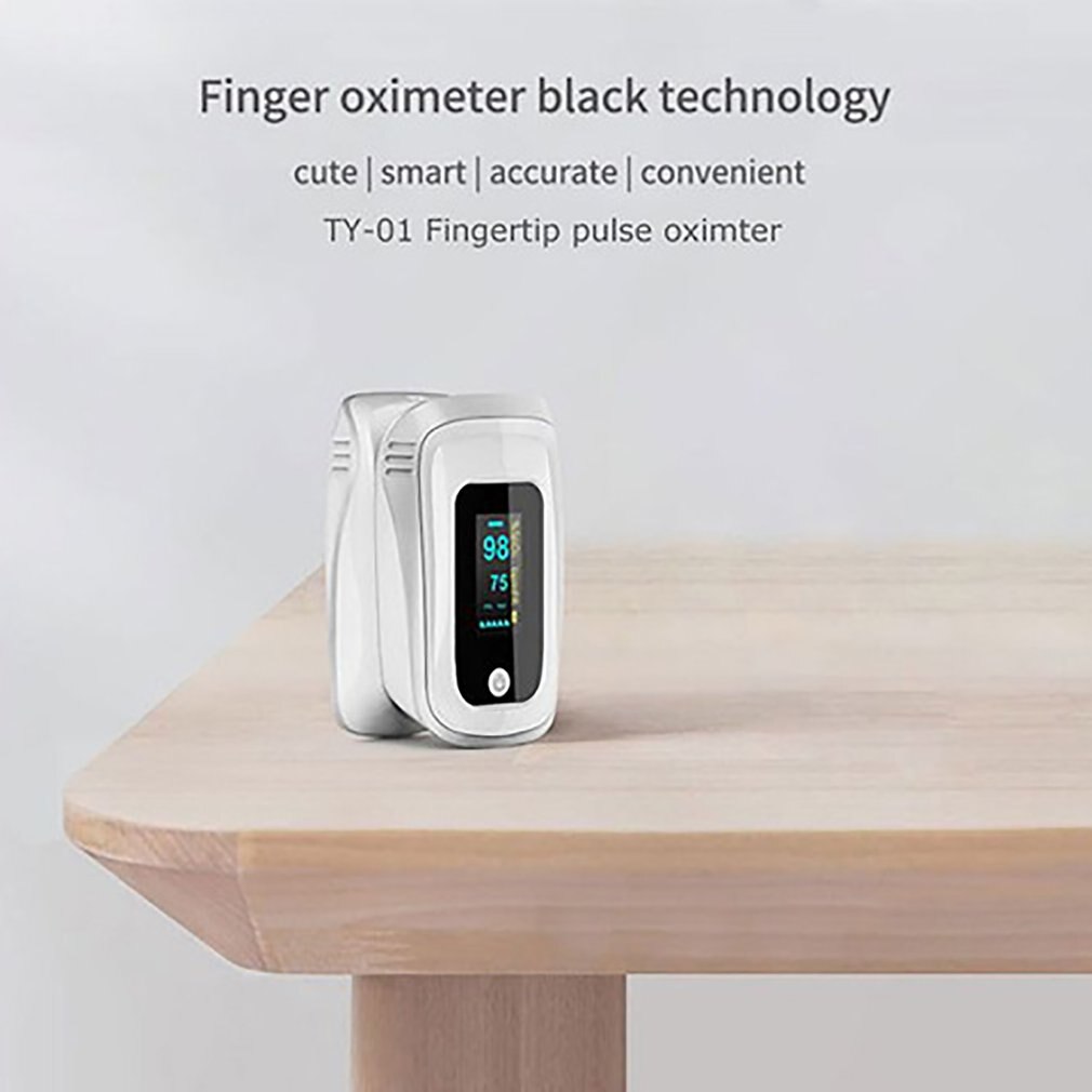 Medcial Oximeter LED Lightweight Finger Pulse Oximeter Sports Finger Clip LED Color Screen Oximetro Heart Rate Pulse Monitoring