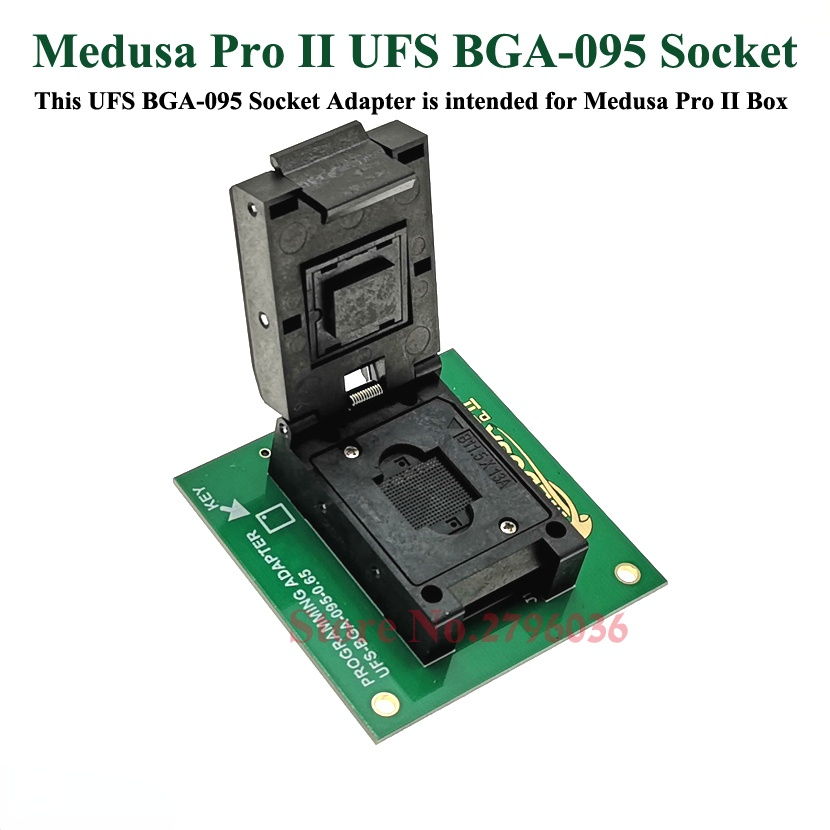 100%  Original Medusa Pro II Socket 3 in 1 Set, Adapter eMMC 4 In 1 Socket  + UFS BGA-153 Socket + UFS BGA-095 Socket Adapter