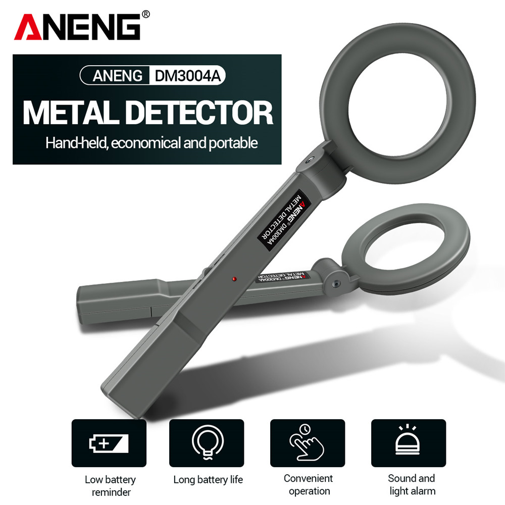 ANENG DM3004A Metal Detector High Sensitivity Body Search Tools Portable Handheld Security Super Scanner Tool Finder