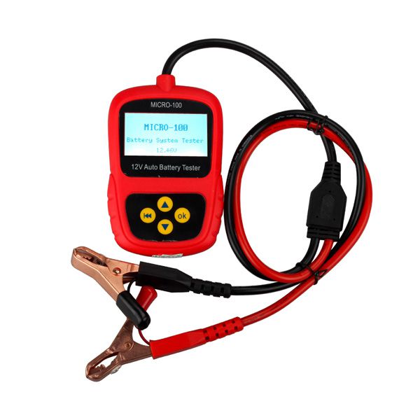 AUGOCOM MICRO-100 Digital Battery Tester Battery Conductance & Electrical System Analyzer 30-100AH