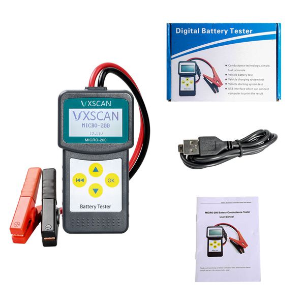 2017 Car Battery Tester/Analyzer MICRO-200 for 12 Volt Vehicles