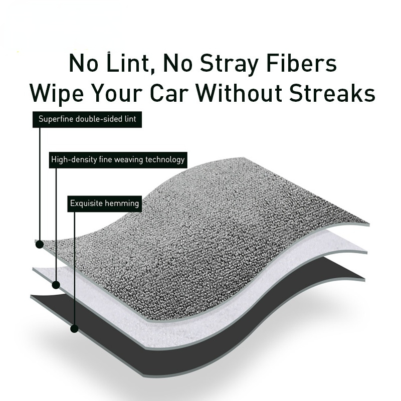 Microfiber Towel for Auto Micro Fiber Towel Car Detailing Drying Wash Supply Large Rag Car Polishing Care Cleaning Cloth