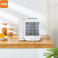 Microhoo 3 In 1 Mini Air Conditioner Water Cooling Fan Touch Screen Timing Artic Cooler Humidifier