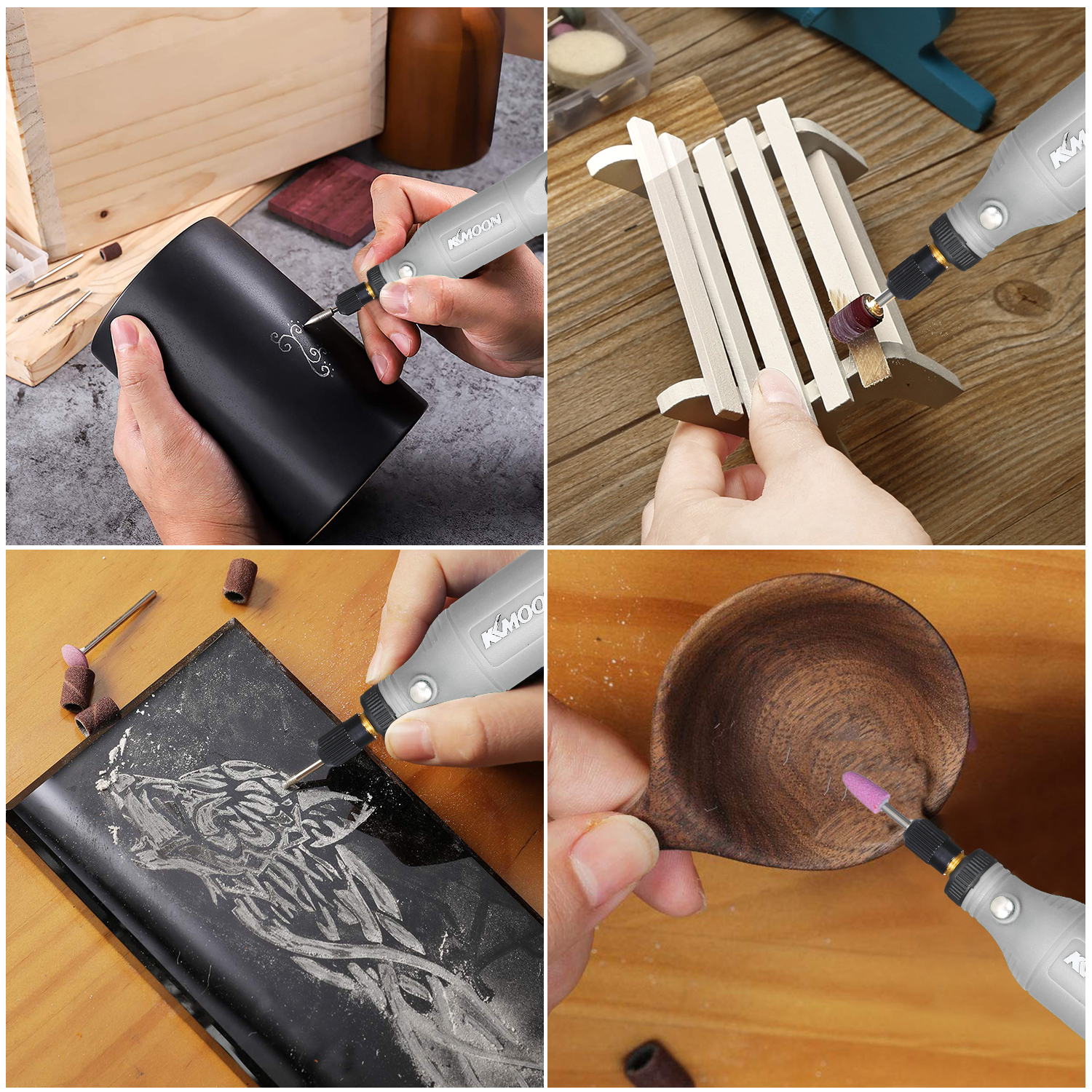 5-Speed Mini Electric Grinder Tool Set USB Charging Grinding Machine for Jade Carving Wood Punching Metal Grinding Polishing
