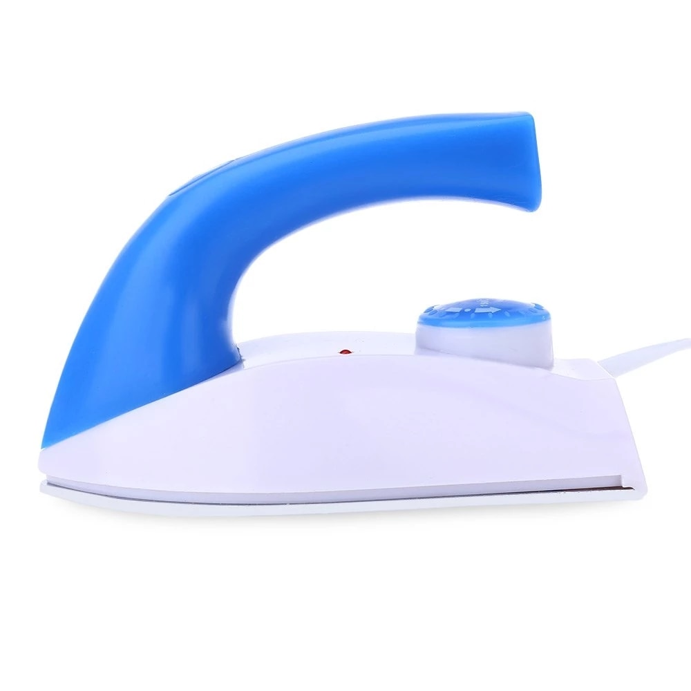 Mini Electric Iron Travel Thermostat Handheld Coated Plate Electric Iron for Collar Cuff with Automatic Temperature Setting Iron