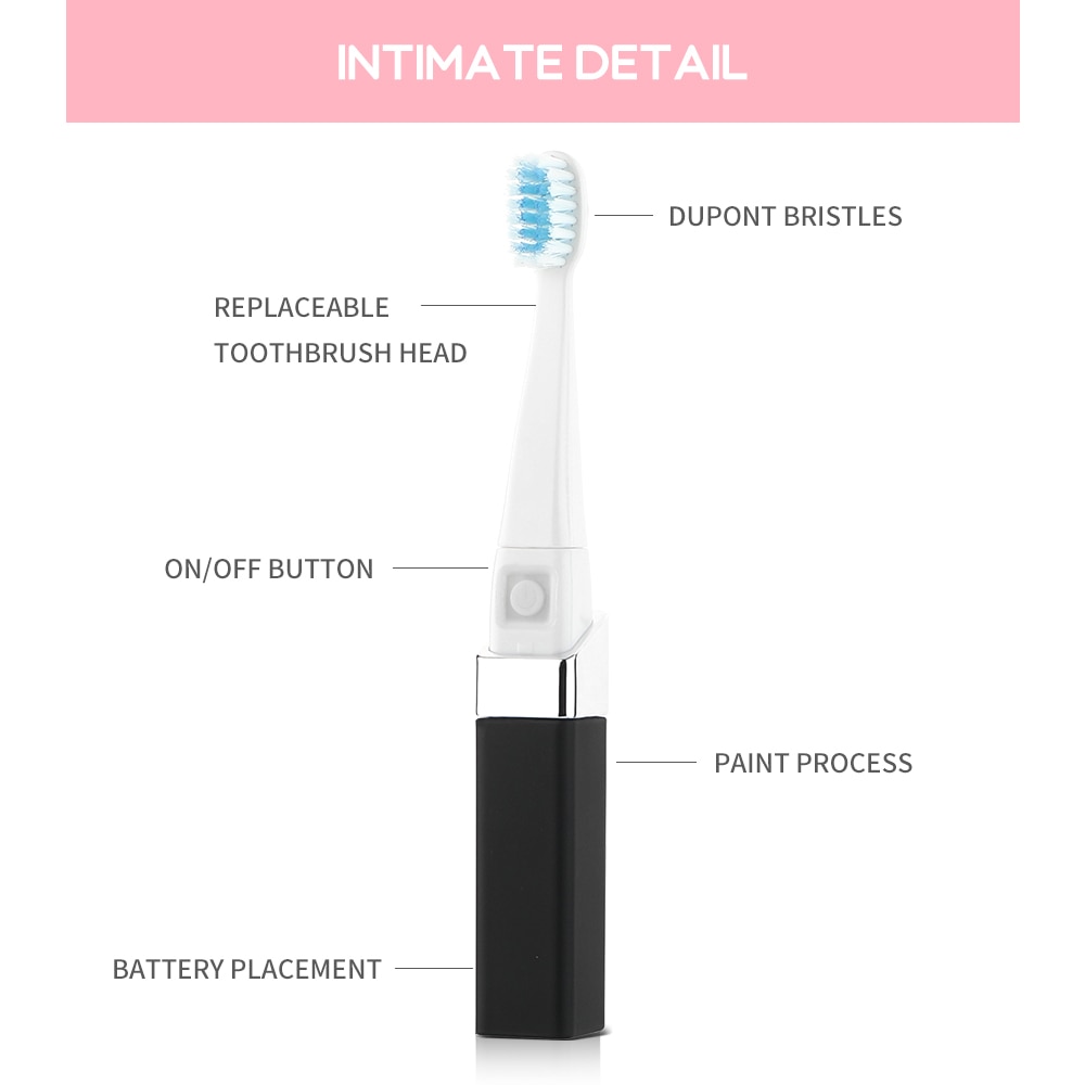 Mini Electric Toothbrush Personalized Smart Automatic IPX6 sonic Toothbrush WomenTeeth Whitening Vibrating Tooth Brush