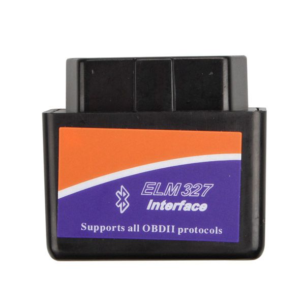 Black MINI ELM327 Bluetooth OBD2 Hardware V1.5 Software V2.1