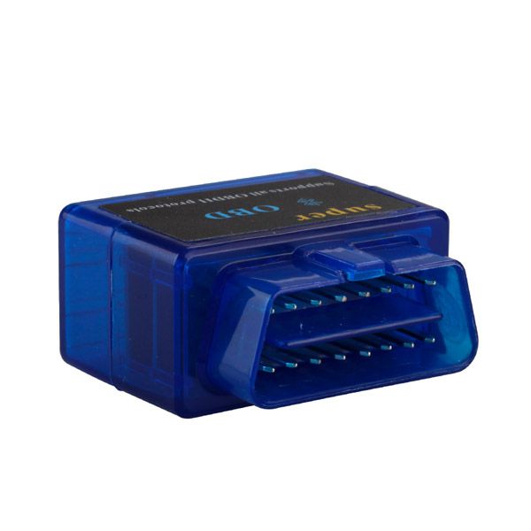 Mini ELM327 OBD2 Bluetooth Interface Auto OBDII Diagnostic Scanner Hardware V1.5 Software V2.1 with One Year Warranty