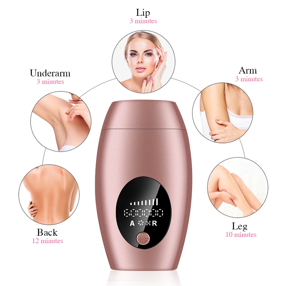 Mini Handheld IPL Laser Epilator Portable Depilator Machine Full Body Facial Permanent Painless Laser Hair Remover Device