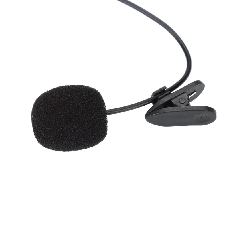 Mini Lavalier Microphone 3.5mm Jack Tie Clip Microphones Recording Phone Pc Clip-on Lapel For Talking Singing Speech