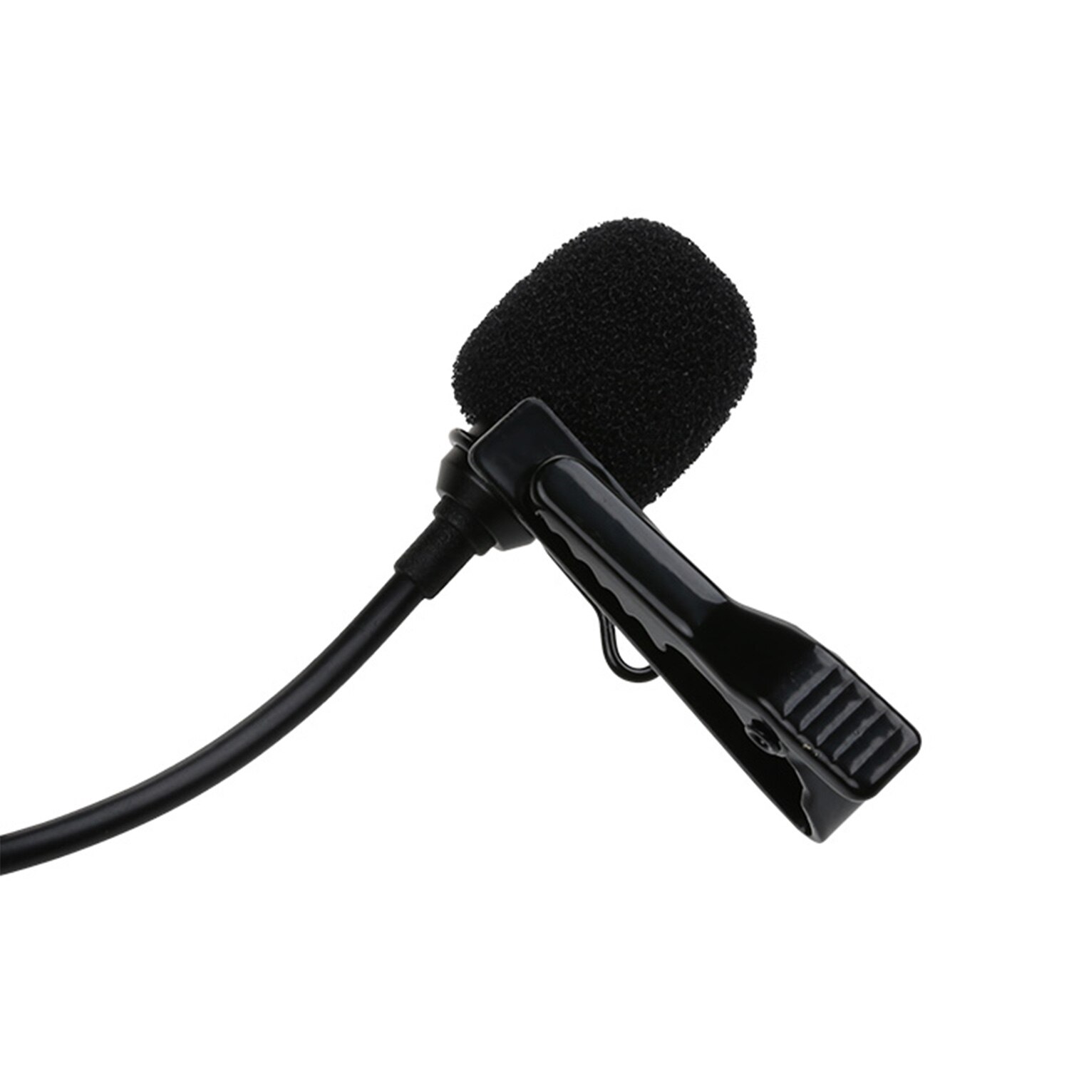 Mini Lavalier Microphone Lapel Tie Clip Condenser Mic for Audio Studio Conference Interview Network Sing