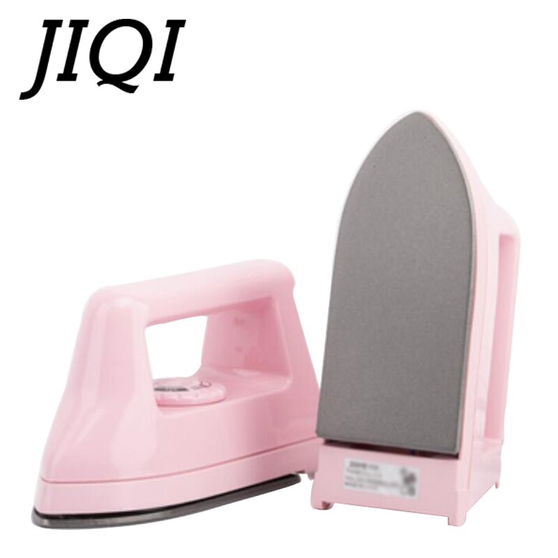 Mini Portable Electric Irons Craft Hot Fix Rhinestone Iron Clothes Garment Flatiron Travel Dry Ironing Machine Baseplate EU