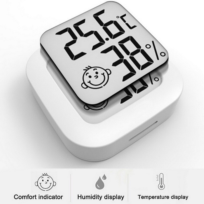 Mini Room Thermometer LCD Digital Hygrometer Temperature Room Hygrometer Gauge Temperature Sensor Humidity Meter Thermometers