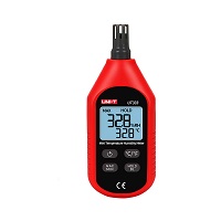 UNI-T UT333 UT333BT Mini Temperature Humidity Meter Indoor Outdoor Hygrometer Overload Indication LCD Backlight Hygromet Light weight