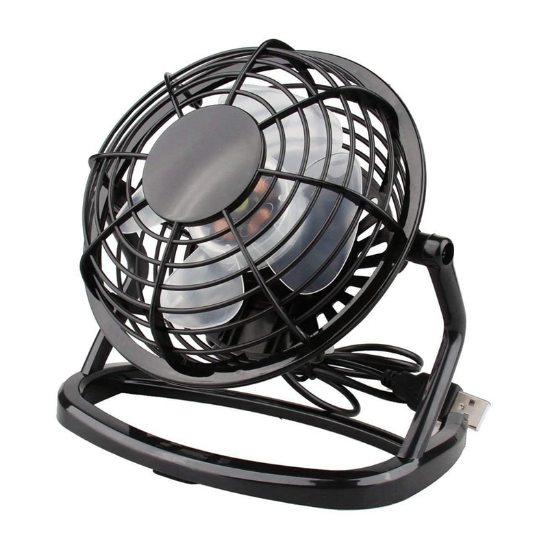 Mini USB Desktop Fan Office Personal Fan Portable Summer Cooling Fan with 360 Rotation