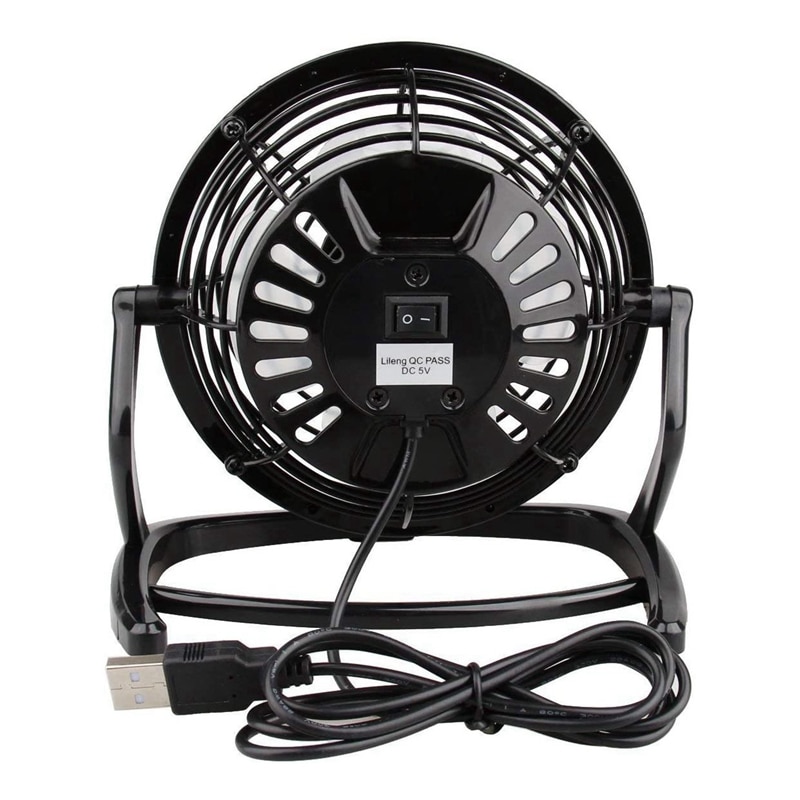 Mini USB Desktop Fan Office Personal Fan Portable Summer Cooling Fan with 360 Rotation