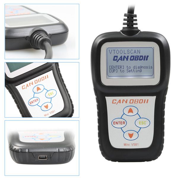 Mini V581 CAN OBDII/EOBD Code Reader
