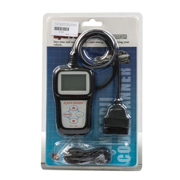 Latest Mini V581 CAN OBDII/EOBD Code Reader Free Online Update With Multilanguage