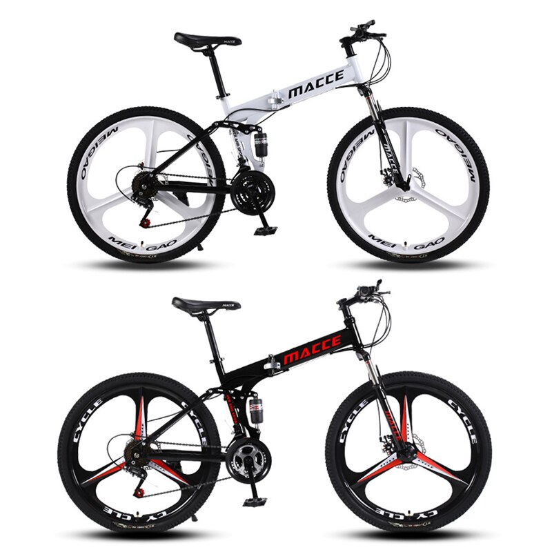 Mountain bicycle Carbon Steel Frame 24/26 inch Wheel 27 speed cross country bike bikes student bmx Road Racing Speed Bike