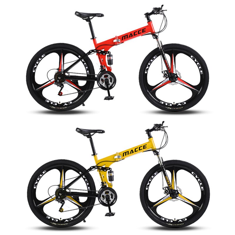 Mountain bicycle Carbon Steel Frame 24/26 inch Wheel 27 speed cross country bike bikes student bmx Road Racing Speed Bike