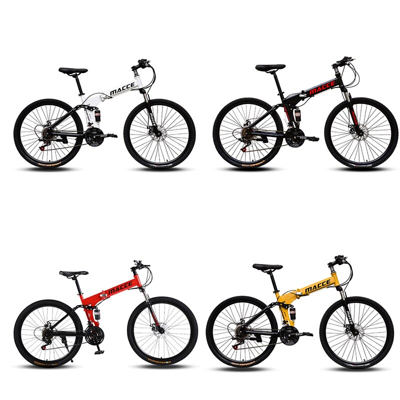 Mountain bicycle Carbon Steel Frame 24/26 inch Wheel 27 speed cross country bike bikes student bmx Road Racing Speed Bike