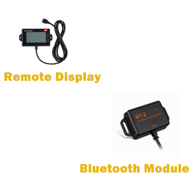 MPPT Solar Charge Controller 20A 30A 40A 50A Solar Regulator 12V 24V For Max 1320W Input lithium Battery With BT-2 RM-6 LCD