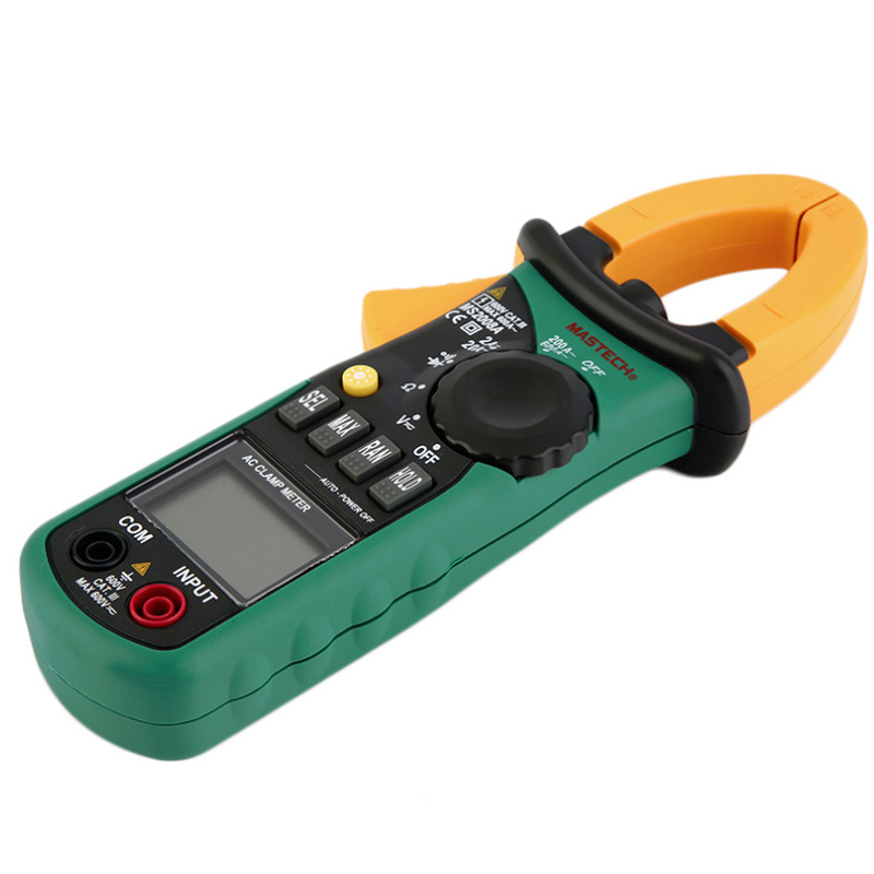 MS2008A Digital AC Clamp Meter 600A Amper Clamp Multimeter Backlight Data Hold Diode Continuity test