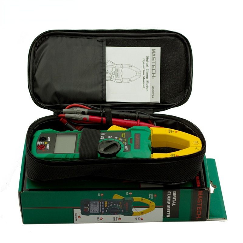 MS2115A 6000 Counts True RMS Digital Clamp Meter AC/DC Voltage Current Tester with INRUSH and NCV Measurement