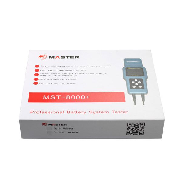 MST-8000+ Digital Battery Analyzer with Detachable Printer