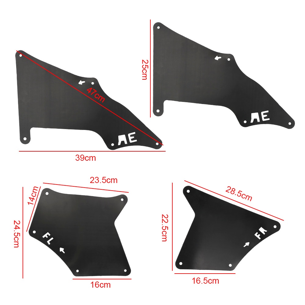 Mudguards Fender 4pcs/set Car Accessories Front Rear Car Mud Flaps For Toyota Land Cruiser Prado 2003-09 Splash Guards Mud Flap