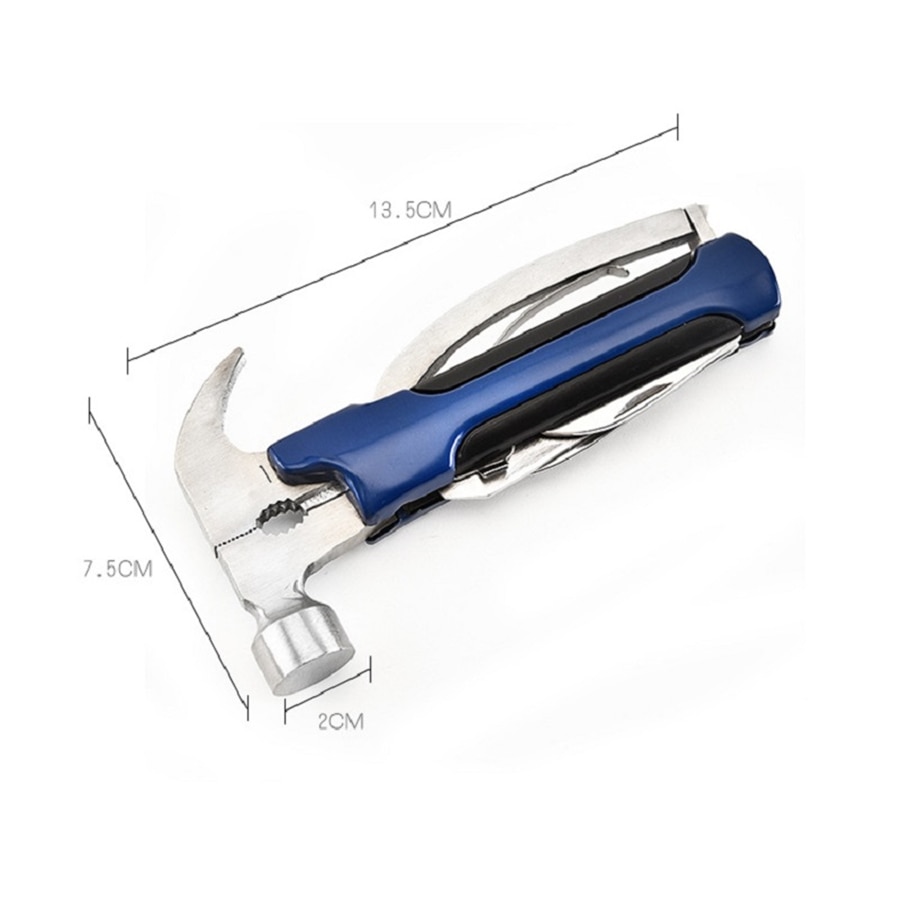 Hot Outdoor camping supplies hammer head pliers multi-function hammer stainless steel multi-function combination hammer