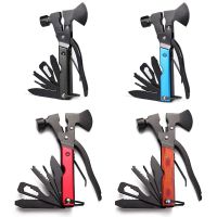 Multi-functional Hammer with Axe Wire Cutter Pliers Camping Hiking Survival Equipment Excellent Gifts for Friends Family