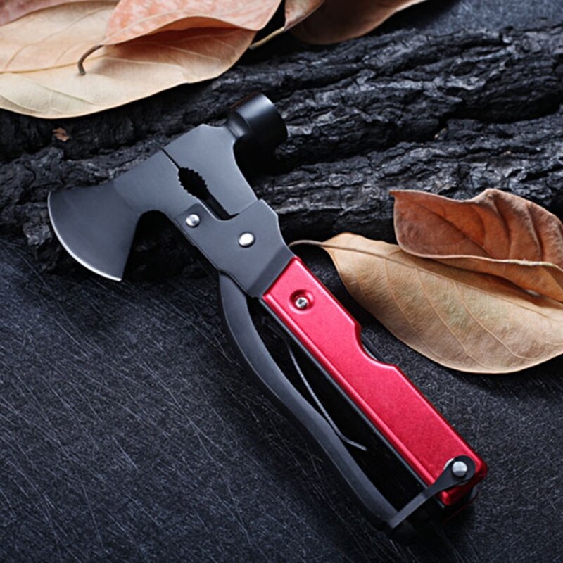 Multi-functional Hammer with Axe Wire Cutter Pliers Camping Hiking Survival Equipment Excellent Gifts for Friends Family