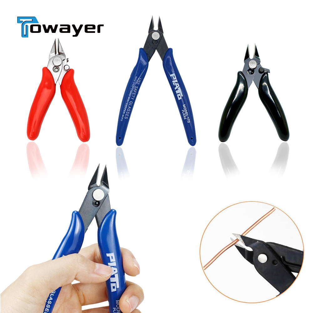 Multi Functional Tools Diagonal Pliers Wire Cable Cutters Electrical Cutting Side Snips Flush Stainless Steel Nipper Hand Tool