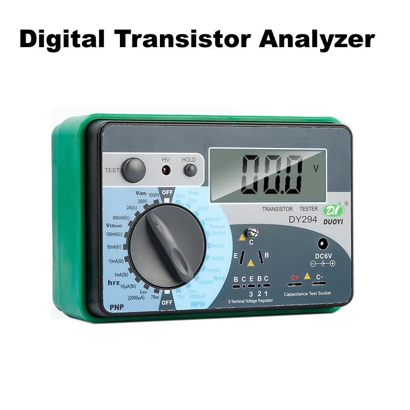 DY294 Multifunction Digital Transistor AnalyzerTester 1000V Reverse Voltage Capacitance SCR FET Tester